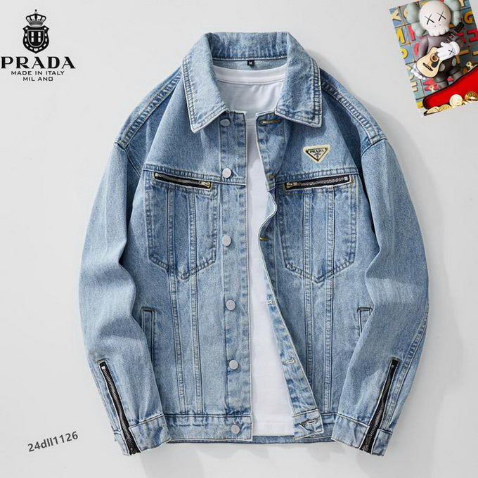 Prada Denim Jacket Mens ID:20250925-73
